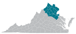 VRS Northern VA Region Map